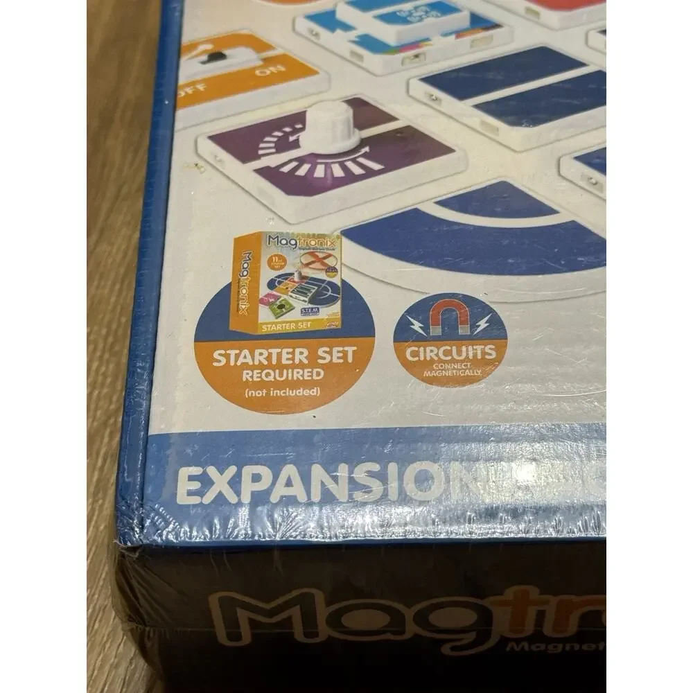 Magtronix 9-Piece Expansion Pack Magnetic Electronic Circuits JR STEM Learn NEW
